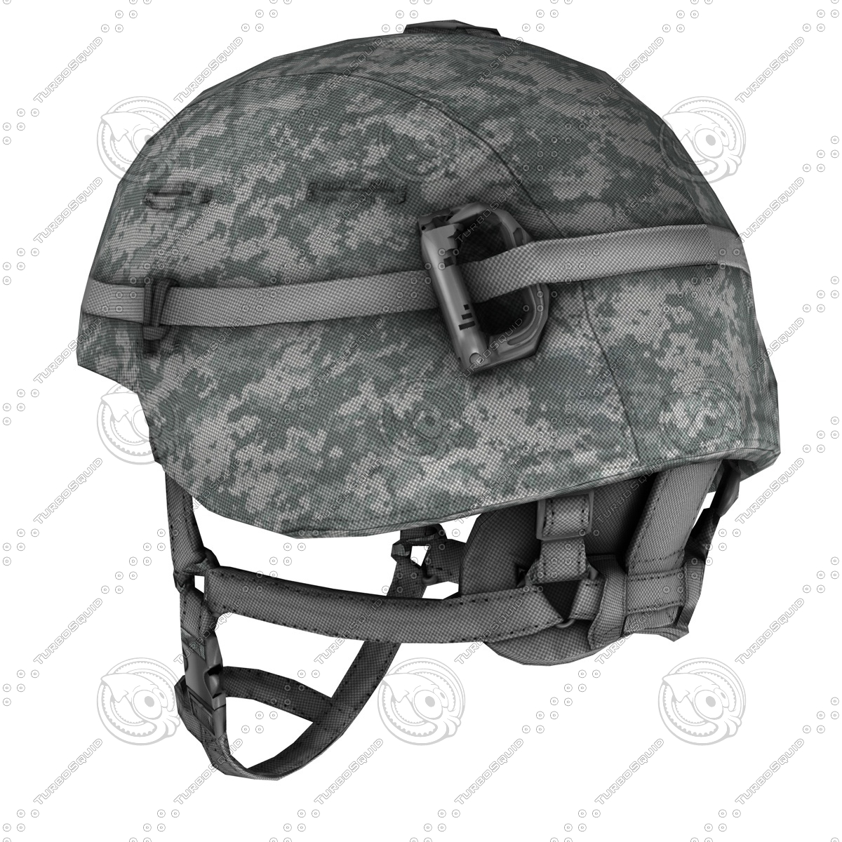 头盔美国士兵3d模型